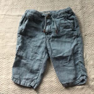 Zara linen boys shorts, size 7